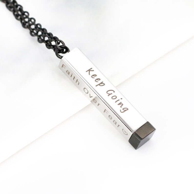 Personalized Couple Hidden Secret Necklace