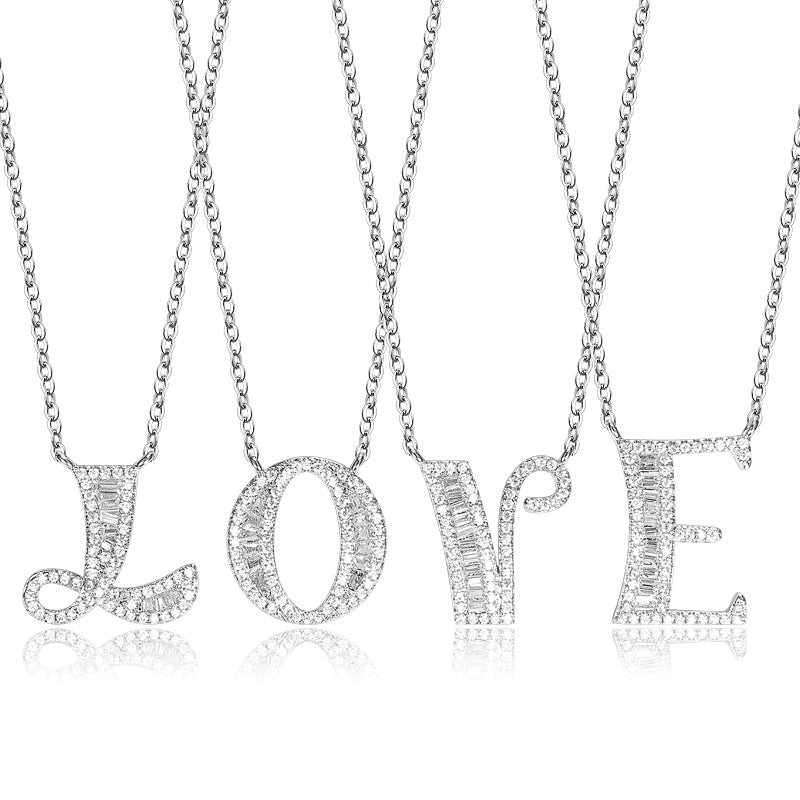 26 Letter Name Necklace Gift