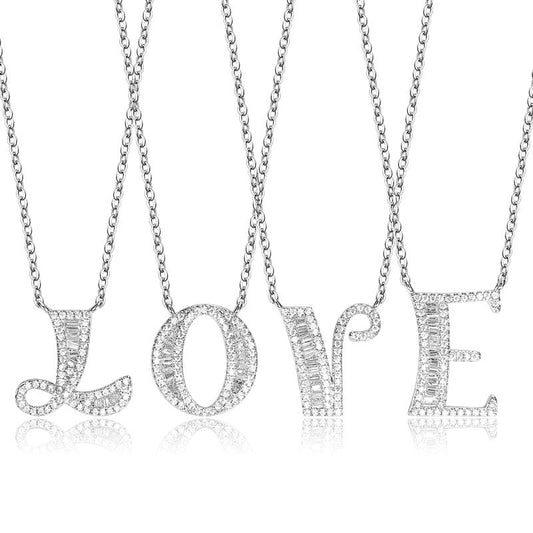 26 Letter Name Necklace Gift