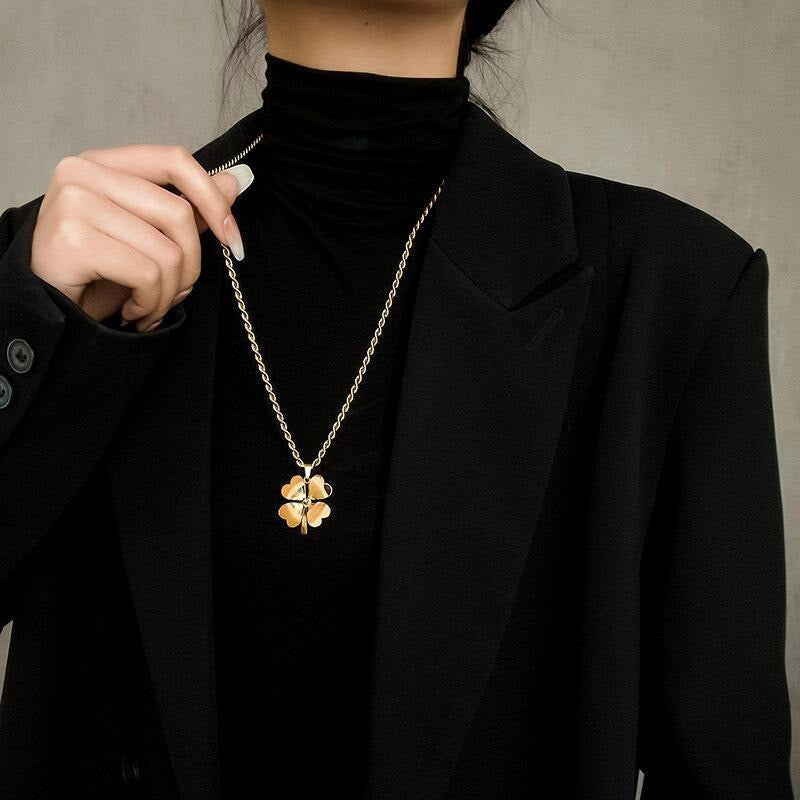 14K Gold Lucky Heart Necklace