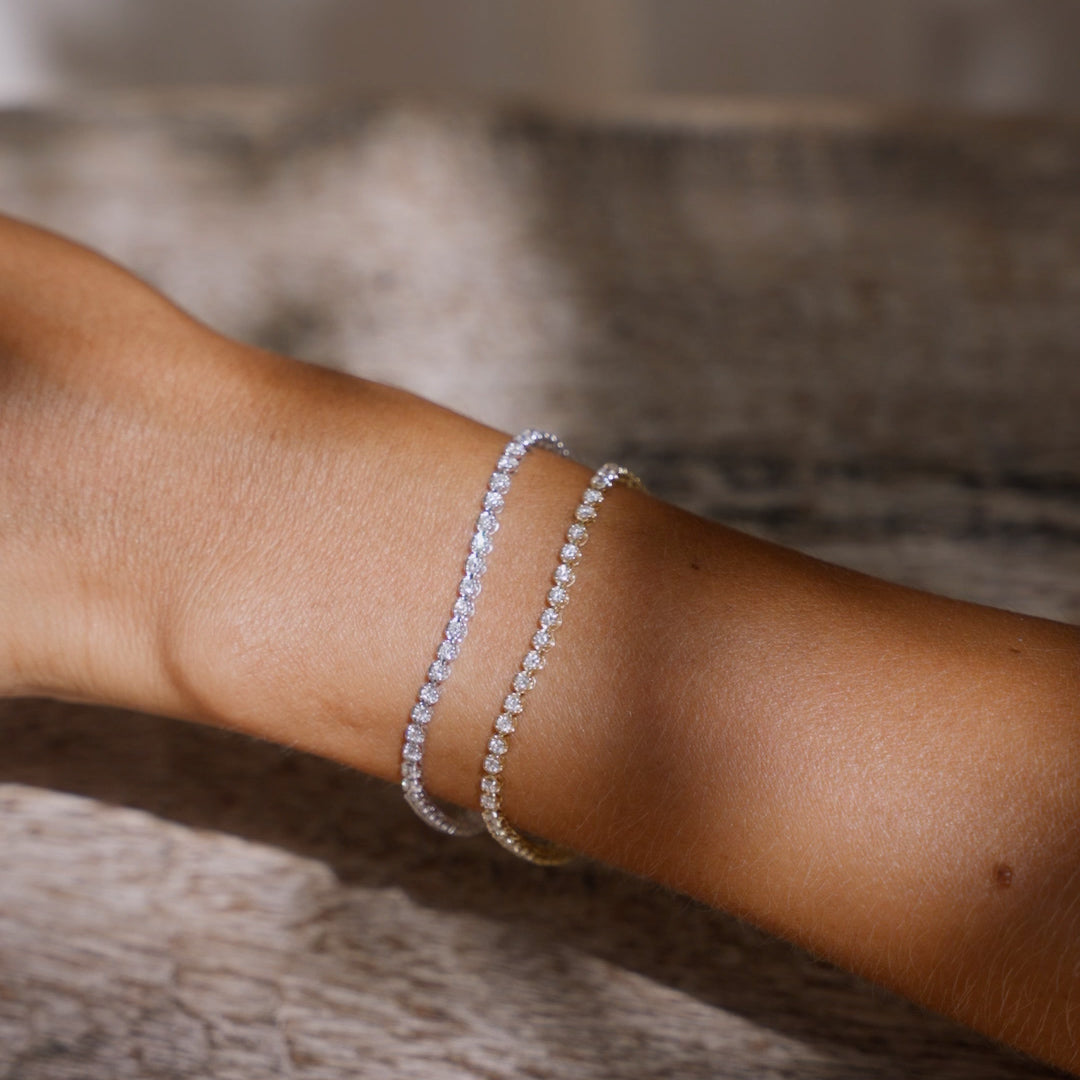 Diamond Tennis Bracelet White Gold (1.501 ct tw) - Mirella